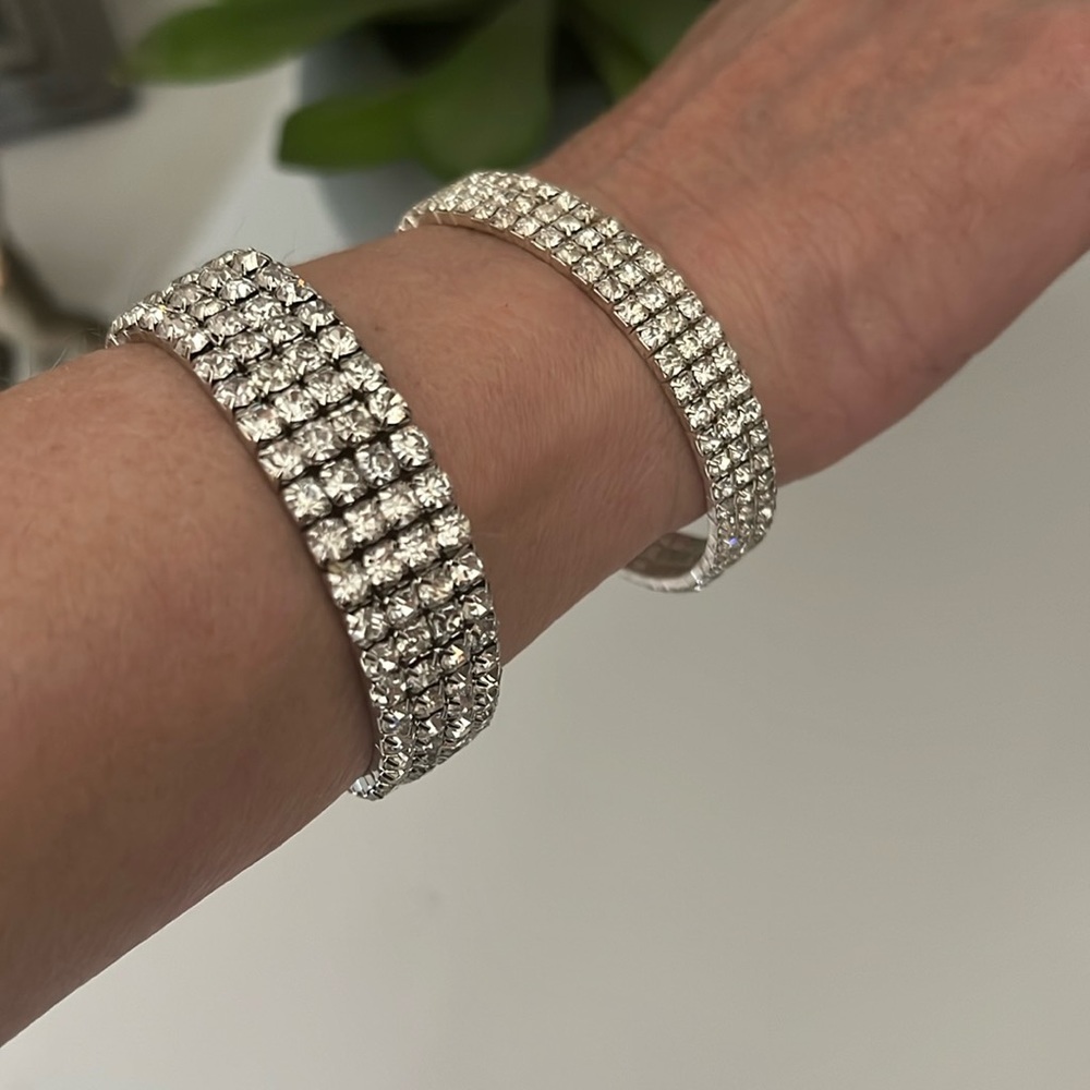 Fashion Rhinestone Stretch Bracelets
